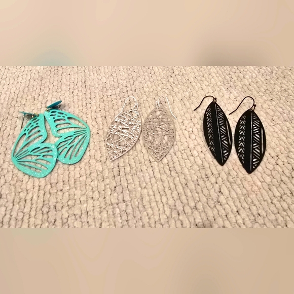 Set of 3 earrings - Picture 2 of 3